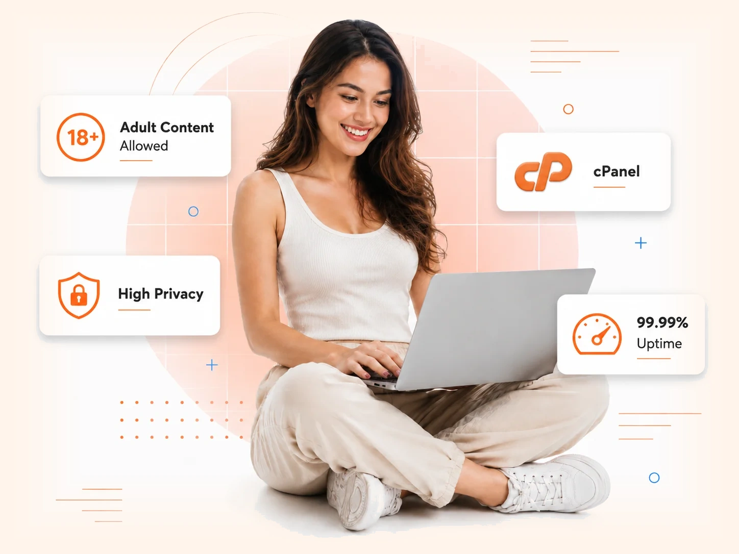DMCA ignored adult web hosting with offshore shared hosting free cPanel and SSL
